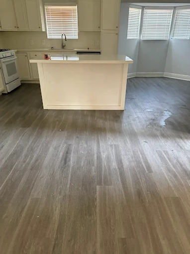 Completed estate cleanout showing empty clean house ready for sale in Spring Texas